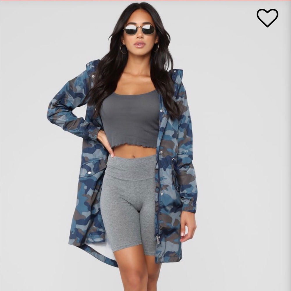 Fashion nova Blue Camo (BRAND NEW)